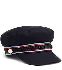 Tommy Hilfiger modrá čiapka Baker Boy Cap