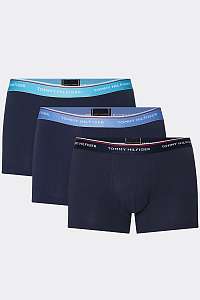 Tommy Hilfiger modré 3 pack boxerky 3P Trunk