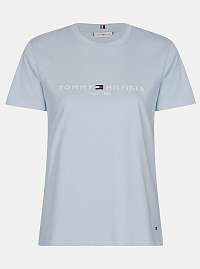 Tommy Hilfiger modré dámske tričko s potlačou