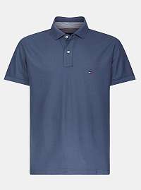 Tommy Hilfiger modré pánske basic polo tričko