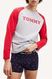 Tommy Hilfiger modré pánske boxerky Trunk Apples - XL