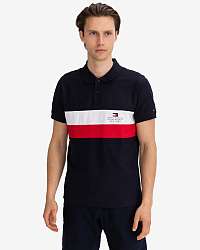 Tommy Hilfiger modré pánske polo tričko Cool