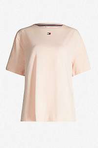 Tommy Hilfiger púdrové tričko BN TEE HALF - L