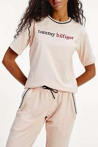 Tommy Hilfiger púdrové tričko SS Logo Tee