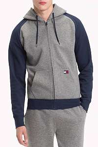 Tommy Hilfiger sivá pánska mikina Hoody LS
