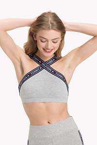 Tommy Hilfiger sivá podprsenka X Bralette