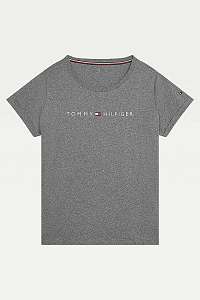 Tommy Hilfiger sivé dámske tričko RN Tee SS Logo