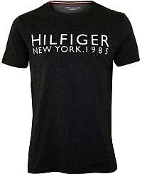 Tommy Hilfiger sivé pánske tričko CN SS Tee Logo
