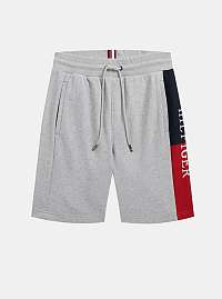 Tommy Hilfiger sivé teplákové pánske kraťasy