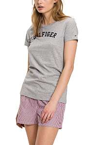 Tommy Hilfiger sivé tričko Tee Print