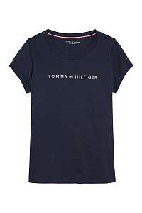 Tommy Hilfiger tmavo modré tričko RN Tee SS Logo