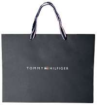 Tommy Hilfiger tmavomodrá malá papierová taška