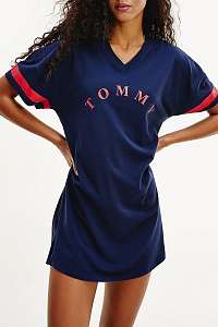 Tommy Hilfiger tmavomodré šaty VN Dress SS