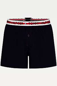 Tommy Hilfiger tmavomodré trenírky Woven Boxer