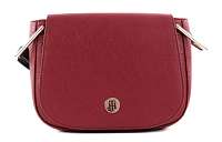 Tommy Hilfiger vínová kabelka TH Core Saddle Bag