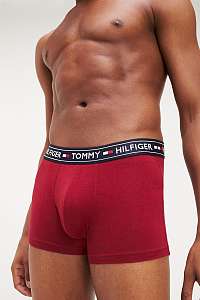 Tommy Hilfiger vínové/bordové boxerky Trunk