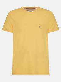 Tommy Hilfiger žlté pánske basic tričko