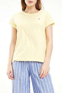 Tommy Hilfiger žlté tričko CN TEE SS - L