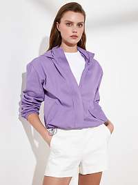 Trendyol fialové bunda