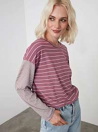 Trendyol fialové dámske tričko