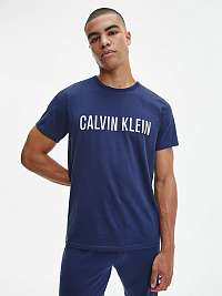 Tričká s krátkym rukávom pre mužov Calvin Klein - tmavomodrá