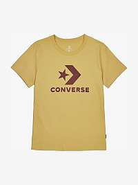 Tričká s krátkym rukávom pre ženy Converse - žltá