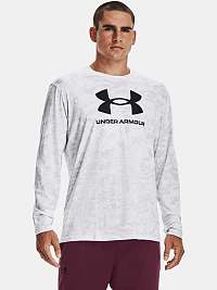 Tričko Under Armour ABC CAMO LS- biela