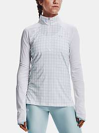 Tričko Under Armour Engineered Form 1/2 Zip-WHT
