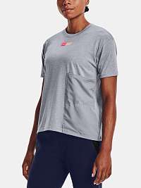 Tričko Under Armour Live Woven Pocket Tee - šedá