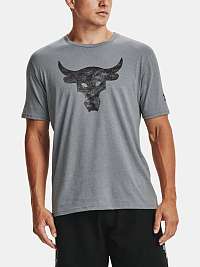 Tričko Under Armour Pjt Rock Brahma Bull SS - šedá