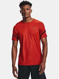 Tričko Under Armour Rush 2.0 Emboss SS - oranžová