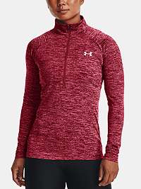 Tričko Under Armour Tech 1/2 Zip - Twist - ružové