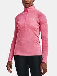 Tričko Under Armour Tech 1/2 Zips - Twist - ružová