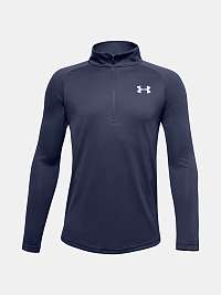 Tričko Under Armour TECH 2.0 1/2 ZIP - modré