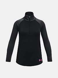 Tričko Under Armour Tech Graphic Half Zip - čierna