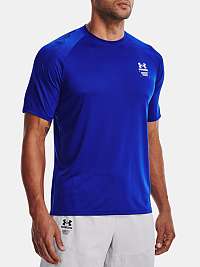Tričko Under Armour UA Armourprint SS - modrá