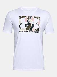 Tričko Under Armour UA CAMO BOXED LOGO SS-WHT