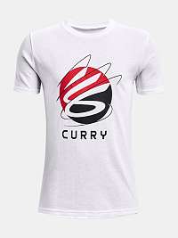 Tričko Under Armour UA CURRY SYMBOL SS-WHT