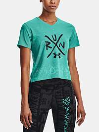 Tričko Under Armour UA Destroy All Miles SS-GRN