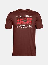 Tričko Under Armour UA GRID SS - cihlová