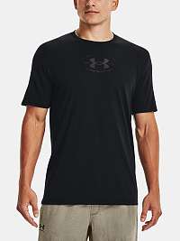 Tričko Under Armour UA REPEAT BRANDED SS - čierna