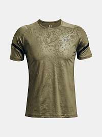 Tričko Under Armour UA Rush 2.0 Emboss SS-GRN