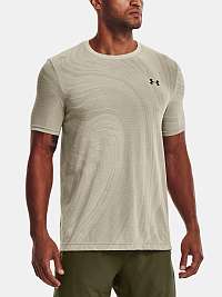 Tričko Under Armour UA Seamless Surge SS - hnedá