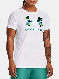 Tričko Under Armour UA SPORTSTYLE LOGO SS - biele