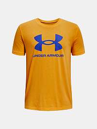 Tričko Under Armour UA SPORTSTYLE LOGO SS - žlté