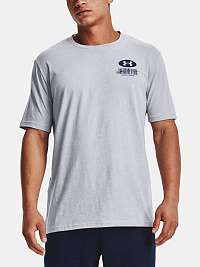 Tričko Under Armour UA SYMBOL BARCODE SS - šedá