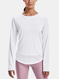 Tričko Under Armour UA Tech Vent LS - biela