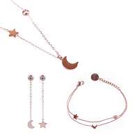 Trio of infinity Rose gold