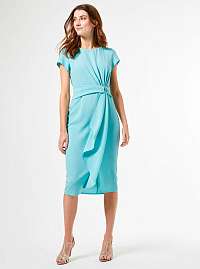 Tyrkysové puzdrové šaty Dorothy Perkins