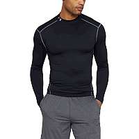 UA CG ARMOUR MOCK-BLK